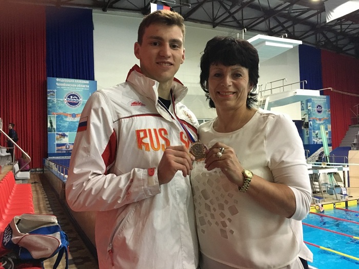 Орчанин Владимир Сидоров завоевал две медали чемпионата России по подводному спорту